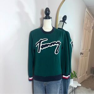 Tommy Hilfiger Forest Green Crewneck Sweater
